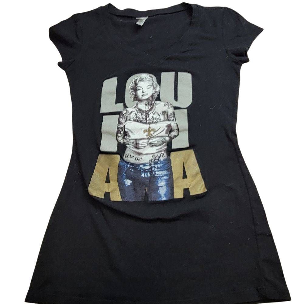 Louisiana Dat Girl shirt S fitted